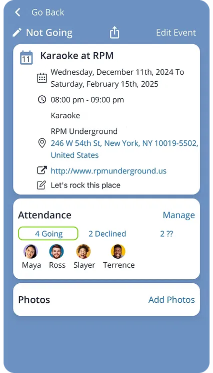 Podz simple, organized home view